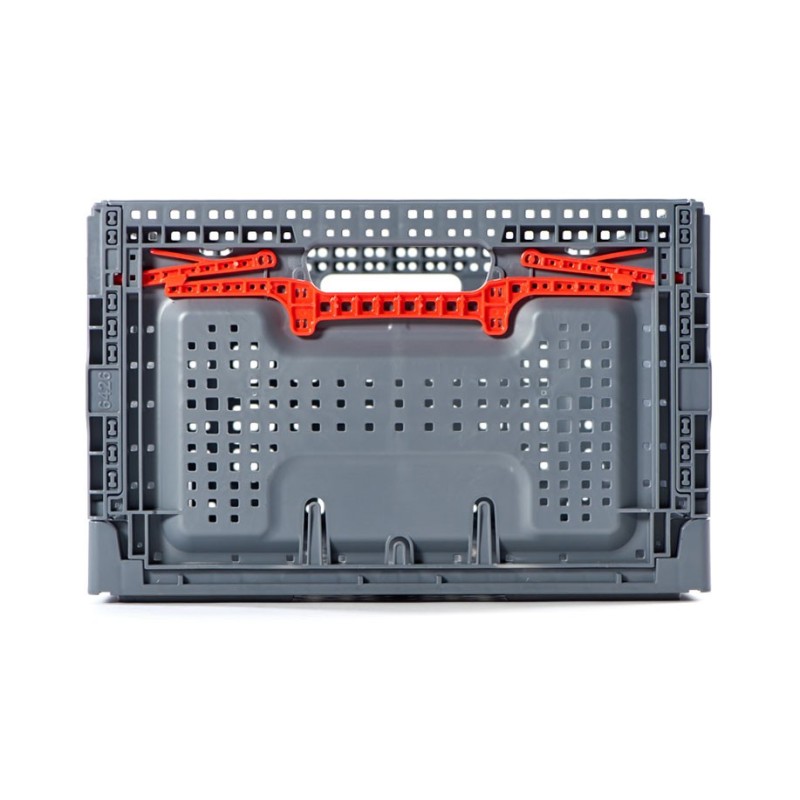 CAJA PLEGABLE REJILLADA, 600 x 400 x 259 mm.